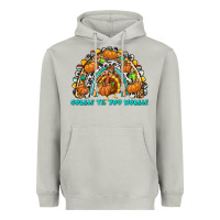 Moon Dust Gobble Til You Wobble with Rainbow Heavyweight Hoodie - texasbilliewilder