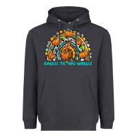 Smoke Gobble Til You Wobble with Rainbow Heavyweight Hoodie - texasbilliewilder
