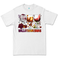 White hallothanksmas halloween thanksgiving  christmas wine Premium Tee - FaDigitalArtStudio
