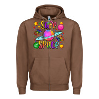 Chestnut safe space Zipper Hoodie - Artiststas