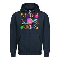 Navy safe space Zipper Hoodie - Artiststas