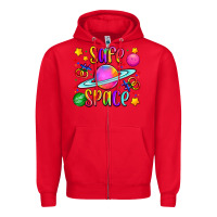 Red safe space Zipper Hoodie - Artiststas