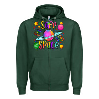 Sports Green safe space Zipper Hoodie - Artiststas