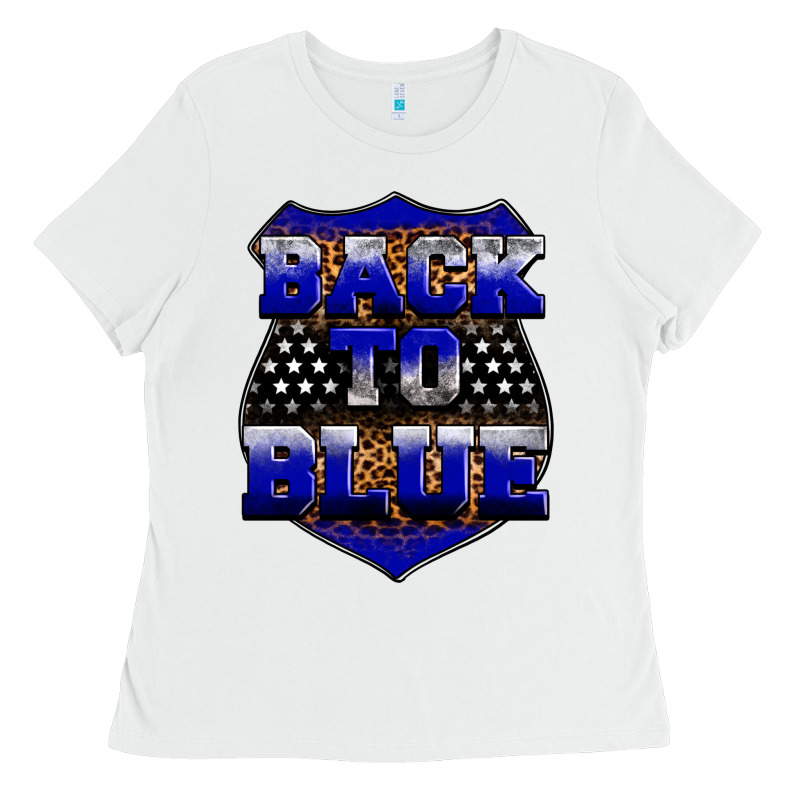 Back The Blue Ladies Tee by Neo Western | Teevron