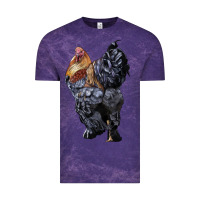 Cloud Purple Brahma Rooster Vintage Tee - LillyAllenDesigns