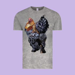 Brahma Rooster Vintage Tee Designed By Lillyallendesigns