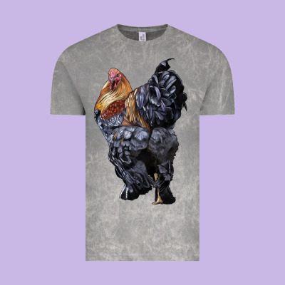 Brahma Rooster Vintage Tee Designed By Lillyallendesigns