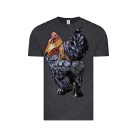 Vintage Black Brahma Rooster Vintage Tee - LillyAllenDesigns