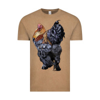 Vintage Coffee Brahma Rooster Vintage Tee - LillyAllenDesigns