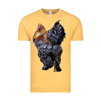 Vintage Mustard Brahma Rooster Vintage Tee - LillyAllenDesigns