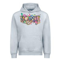 Heather Grey Nurse Urban Hoodie - FaDigitalArtStudio