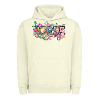 Pigment Pistachio Nurse Urban Hoodie - FaDigitalArtStudio