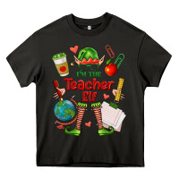 Asphalt im the teacher elf Heavy Core Tee - FaDigitalArtStudio