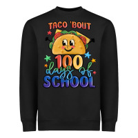 Black taco bout 100 days of school Heavyweight Sweatshirt - MaliasSmallBusiness