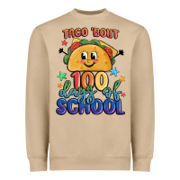 Mushroom taco bout 100 days of school Heavyweight Sweatshirt - MaliasSmallBusiness