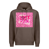 Coffee love pink Premium Hoodie - TumblerDesignByShophia