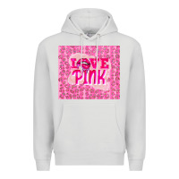 Dove Grey love pink Premium Hoodie - TumblerDesignByShophia