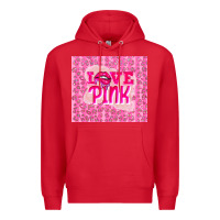 Red love pink Premium Hoodie - TumblerDesignByShophia