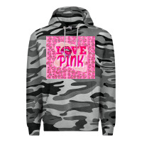 Slate Camo love pink Premium Hoodie - TumblerDesignByShophia