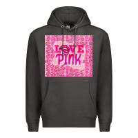 Smoke love pink Premium Hoodie - TumblerDesignByShophia