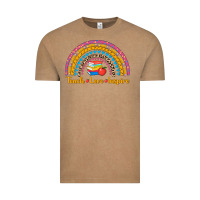 Vintage Coffee back to school rainbow teach love inspire Vintage Tee - AdoDesignShop