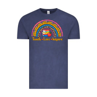 Vintage Denim back to school rainbow teach love inspire Vintage Tee - AdoDesignShop