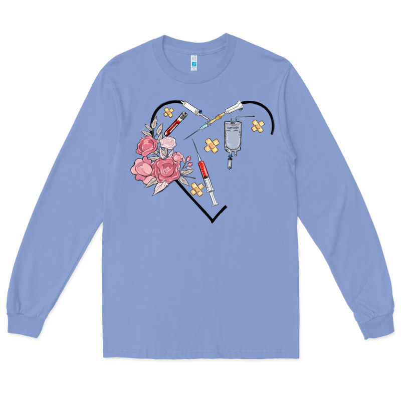 Phlebotomy Add Your Name Long Sleeve Tee by MaliasSmallBusiness | Teevron