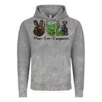 Cloud Rock Peace Love Chimpanzee Vintage Hoodie - LillyAllenDesigns
