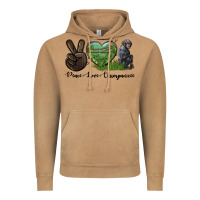 Vintage Camel Peace Love Chimpanzee Vintage Hoodie - LillyAllenDesigns