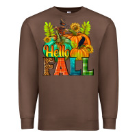 Chestnut Hello Fall Premium Sweatshirt - NancyCooperArtShop