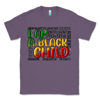 Lavender i am a black child Classic Tee - MaliasSmallBusiness