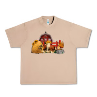 Burro Red Barn Farm Animals Urban Heavy Tee - Jasminsmagicworld