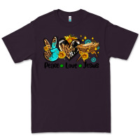 Plum peace love jesus Premium Tee - AdoDesignShop