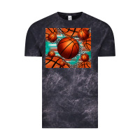 Cloud Black basketball leopard serape tumbler Vintage Tee - Jasminsmagicworld