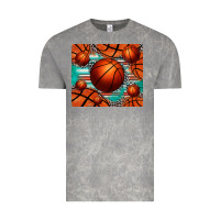 Cloud Rock basketball leopard serape tumbler Vintage Tee - Jasminsmagicworld