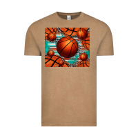 Vintage Coffee basketball leopard serape tumbler Vintage Tee - Jasminsmagicworld