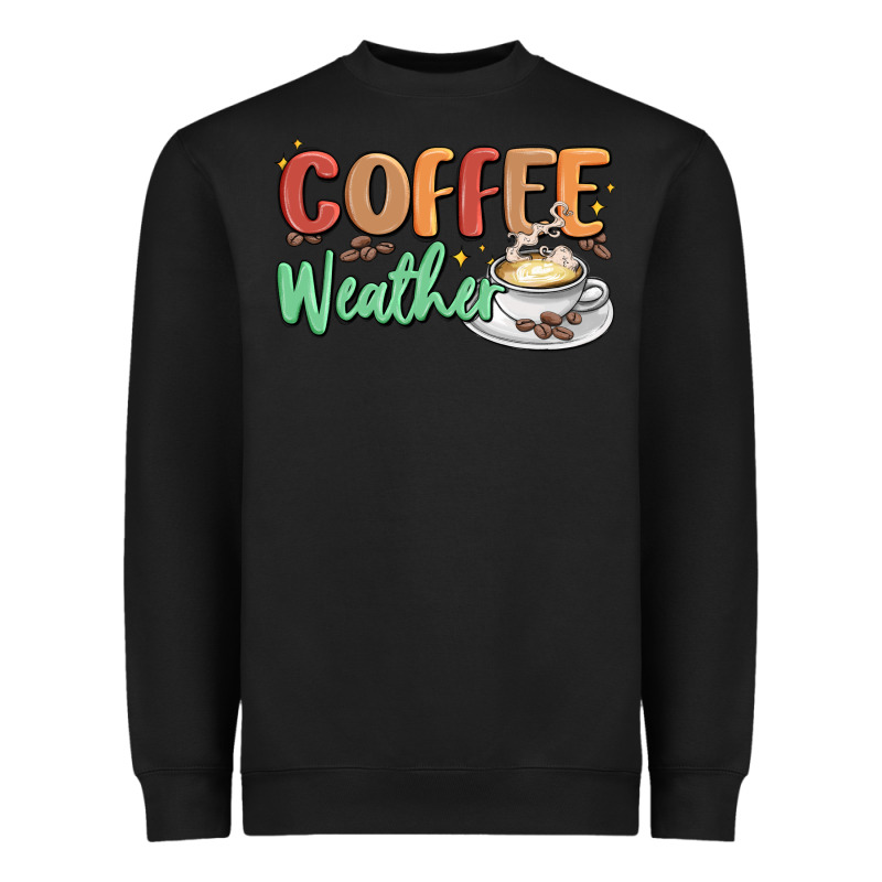 Coffee Weather Heavyweight Sweatshirt by MaliasSmallBusiness | Teevron