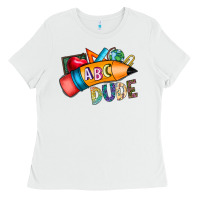 White dude Ladies Tee - CowhideDigitalArt