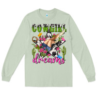 Western Rodeo Cowgirl Dreams Long Sleeve Tee | Teevron