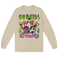 Mushroom western rodeo cowgirl dreams Long Sleeve Tee - NancyCooperArtShop