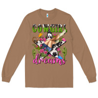 Toasted Coconut western rodeo cowgirl dreams Long Sleeve Tee - NancyCooperArtShop