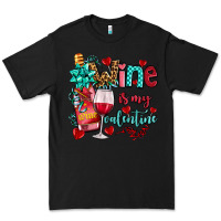 Black wine is my valentine olivia Premium Tee - OliviaCreatesArt