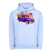 Pigment Grape Ice Mardi Gras Truck King's Cake Urban Hoodie - FaDigitalArtStudio
