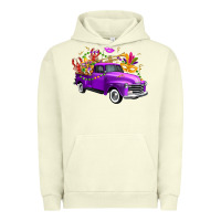 Pigment Pistachio Mardi Gras Truck King's Cake Urban Hoodie - FaDigitalArtStudio