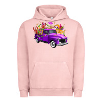 Pigment Salmon Mardi Gras Truck King's Cake Urban Hoodie - FaDigitalArtStudio