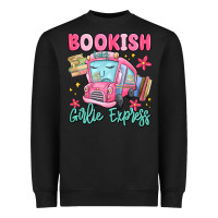 Black bookish girlie express Heavyweight Sweatshirt - MaliasSmallBusiness
