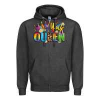 Charcoal Heather yas queen Zipper Hoodie - Artiststas