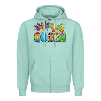 Seafoam yas queen Zipper Hoodie - Artiststas