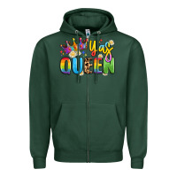 Sports Green yas queen Zipper Hoodie - Artiststas