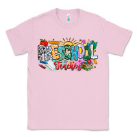 Bubblegum Pink Precschool Teacher Classic Tee - CowhideDigitalArt